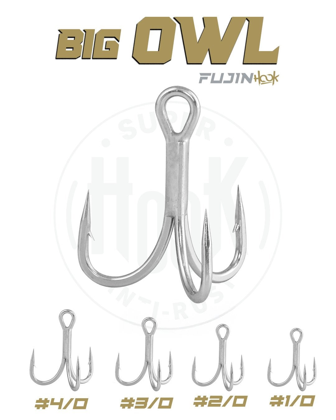FUJİN BİG OWL SÜPER ANTİ-RUST ÜÇLÜ İĞNE