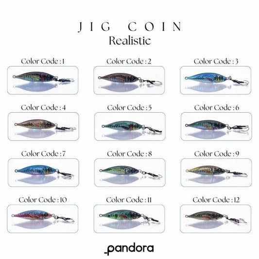 PANDORA JIG COIN REALİSTİC JİG 40 G