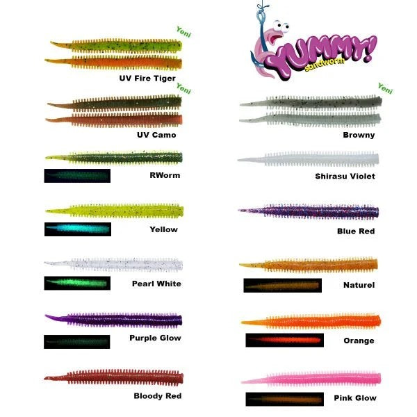 FUJIN YUMMY SANDWORM 7CM LRF SİLİKONU