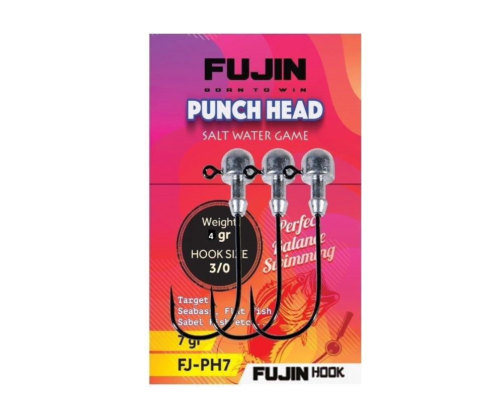 FUJİN PUNCH HEAD JİGHEAD FJ-PH #3/0