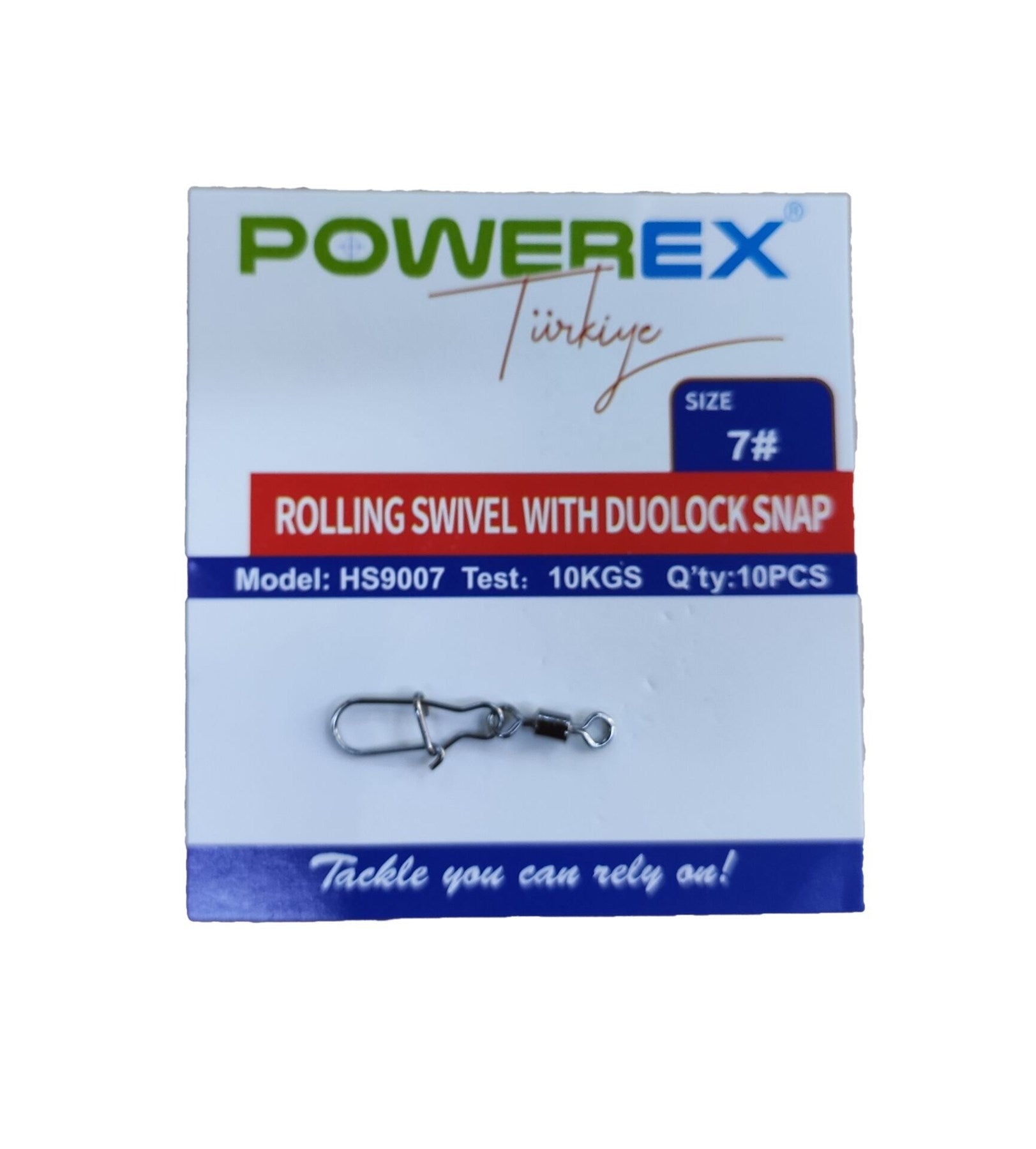 POWEREX ROLLIN SWIVEL WITH DUOLOCK SNAP #7 HS9007