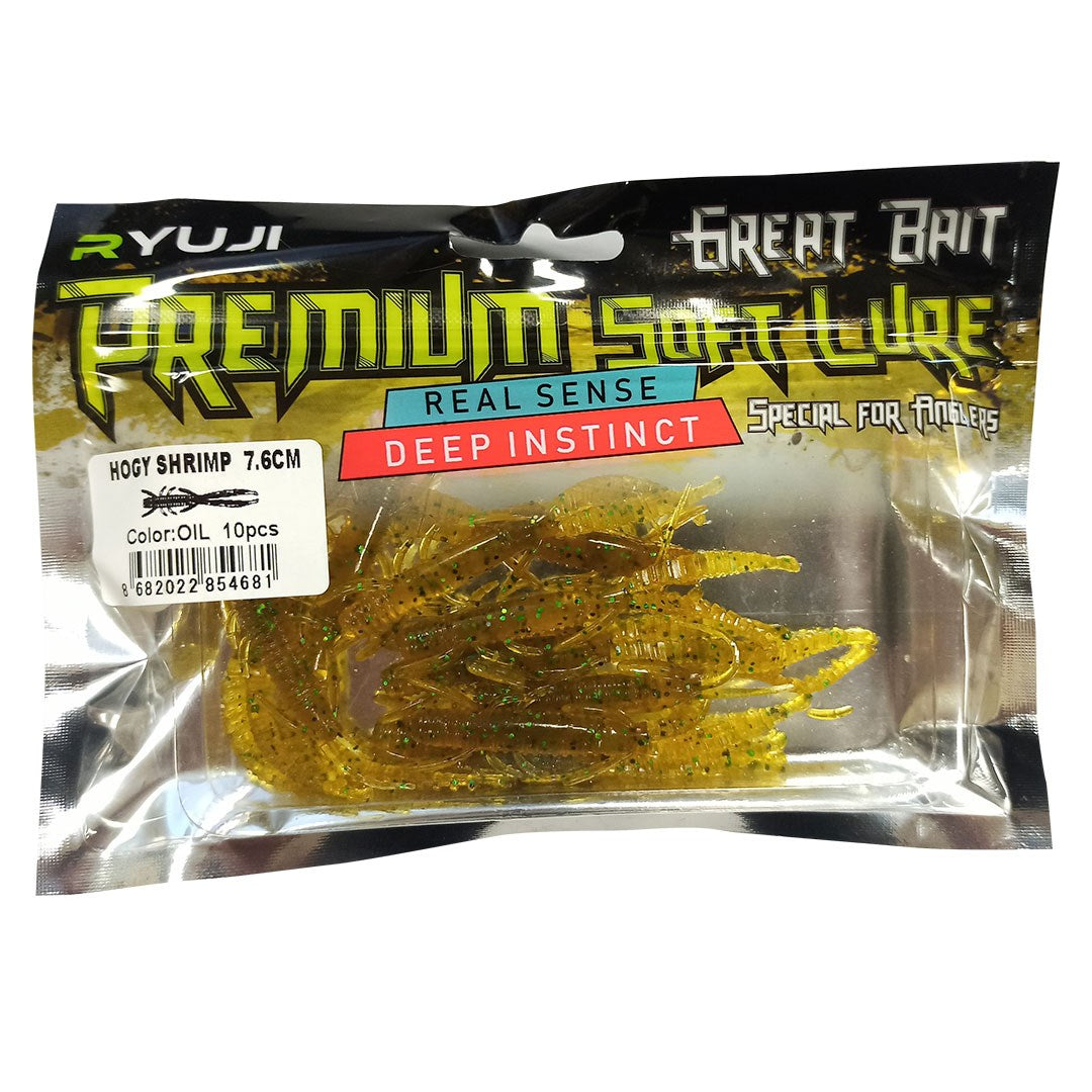 RYUJI HOGY SHRIMP 7,6CM 10ADET