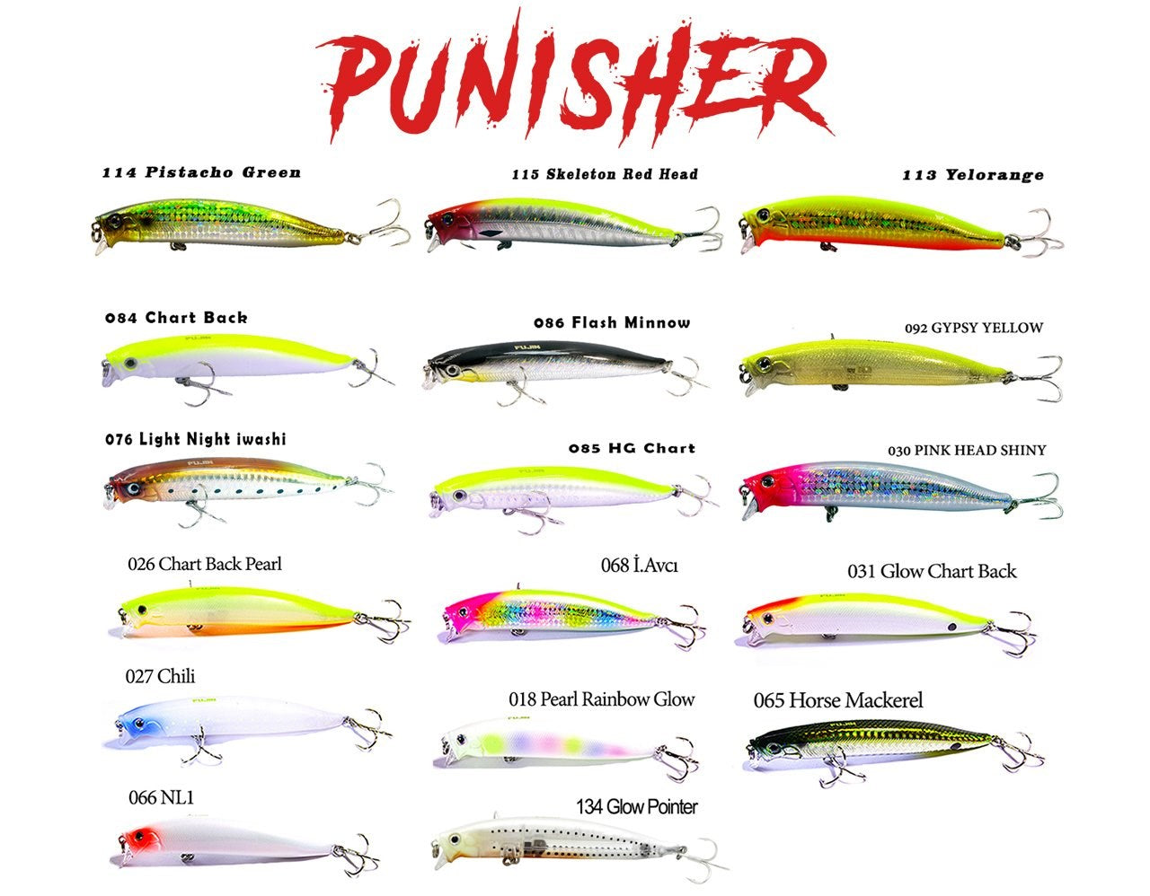 FUJİN PUNİSHER MAKET BALIK PN105SW