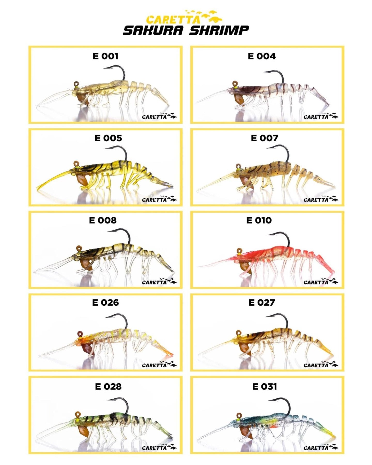 CARETTA SAKURA SHRIMP 6,5G 76MM