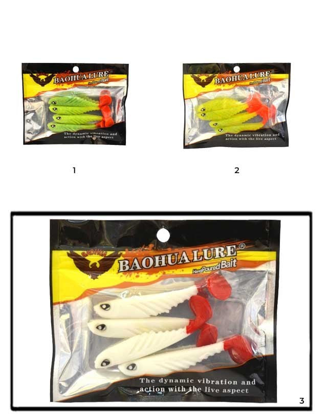CAPTAİN 3557 VİPER SOFT 8.5CM LEVREK SİLİKONU 4'LÜ PAKET SİLİKON YEM