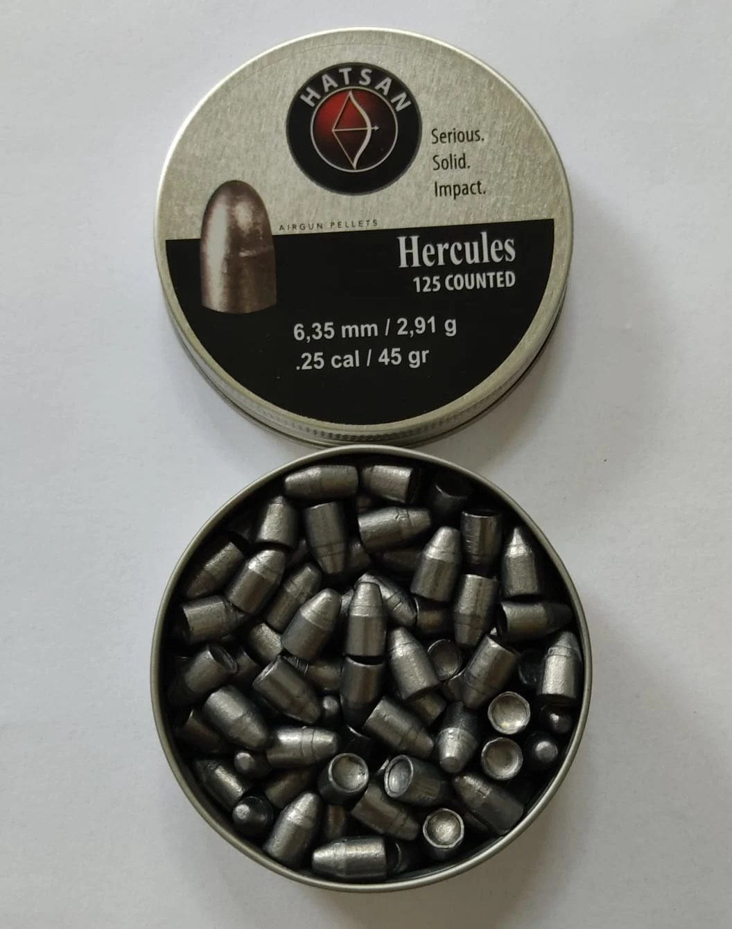 HATSAN HERCULES HAVALI TÜFEK SAÇMASI 6.35MM (45 GRAİN)