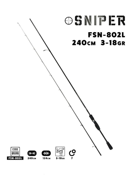 FUJIN SNİPER 240CM 3-18GR LİGHT SPİN KAMIŞ