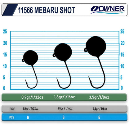 CULTİVA 11566 MEBARU SHOT LRF JİGHEAD