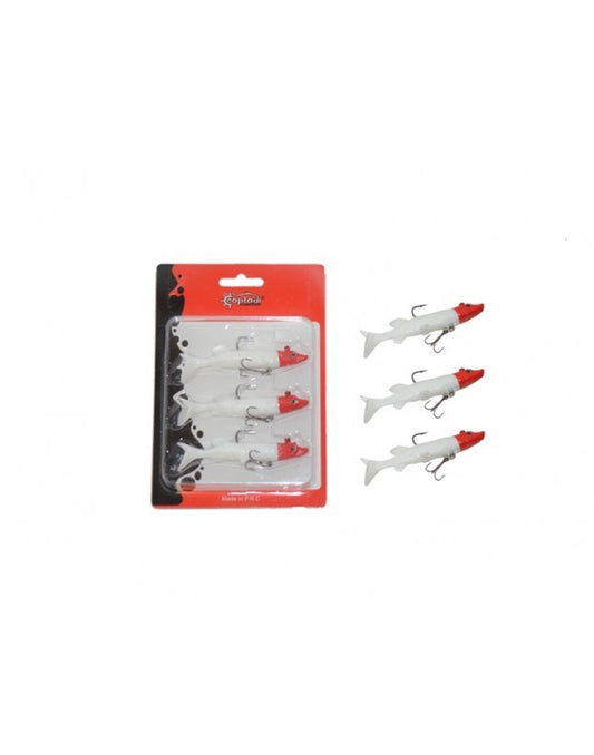 CAPTAİN 3066 PLUSE SOFT 10CM TURNA SİLİKONU 3'LÜ SET SUNİ YEM