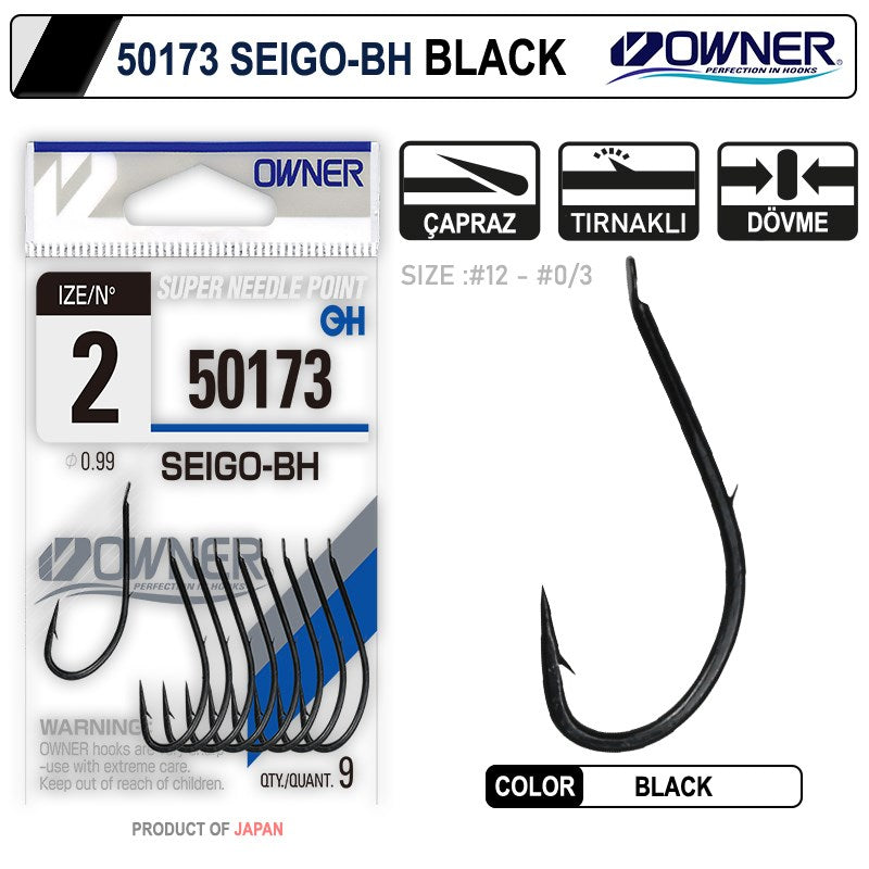 OWNER 50173 SEİGO-BH BLACK İĞNE