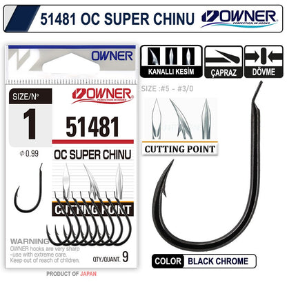 OWNER 51481 CUT SUPER CHİNU BLACK CHROME İĞNE