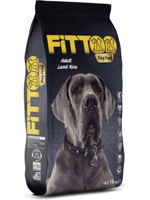 FİTTOO KÖPEK MAMASI YETİŞKİN KUZU ETLİ 15 KG