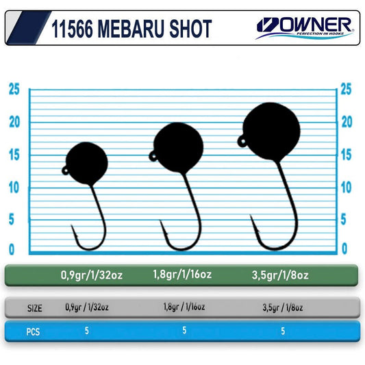 CULTİVA 11566 MEBARU SHOT GLOW LRF JİGHEAD