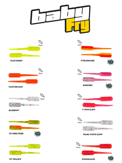 FUJIN BABY FRY 2CM LRF SİLİKONU