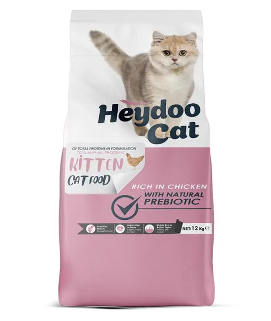 HEYDOO YAVRU KEDİ MAMASI 12 KG
