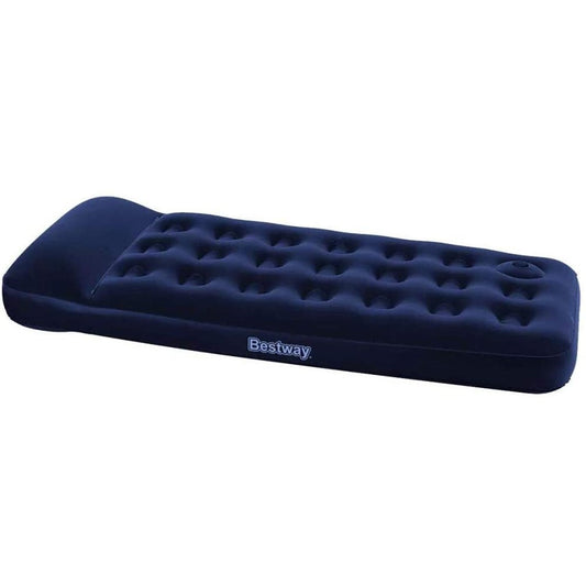 BESTWAY PAVİLLO 67223 JR TWİN 185X76X28 CM POMPALI MAVİ ŞİŞME YATAK (67223)