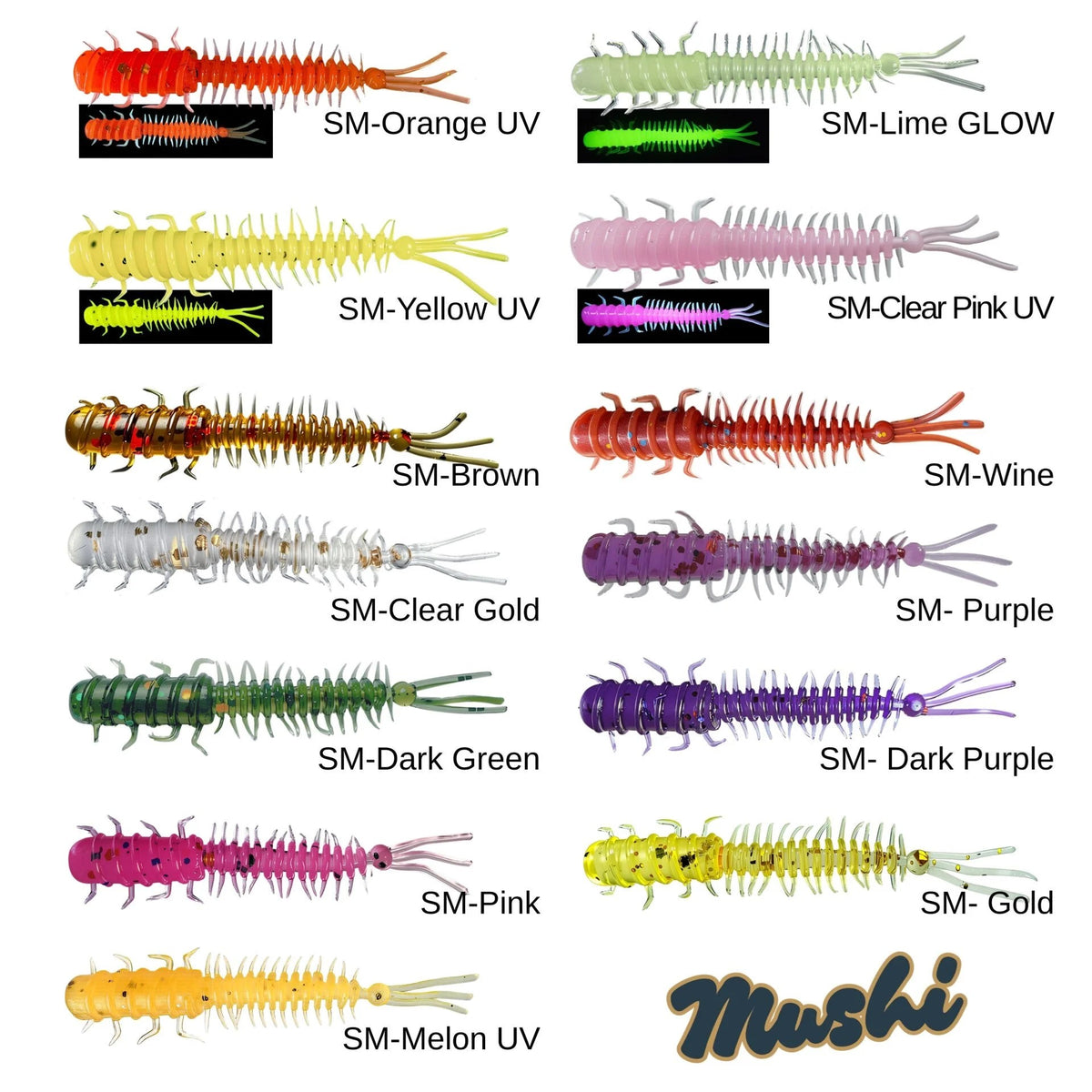 SENSEİ MUSHİ 4.5 CM LRF SİLİKON YEM