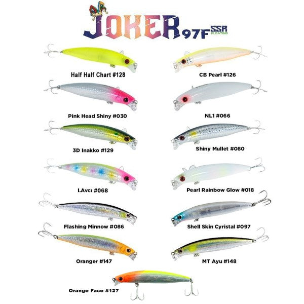 FUJİN JOKER 97MM 12.6GR SSR FLOATİNG MAKET BALIK