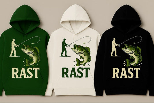 Perch Balığı Desenli Sweatshirt