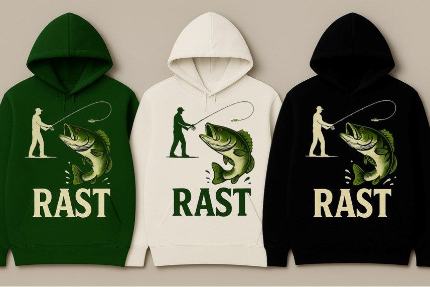 Perch Balığı Desenli Sweatshirt