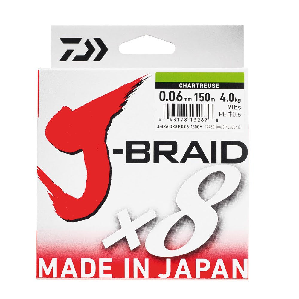 DAİWA JBRAİD 8B CHARTREUSE 150M İP MİSİNA