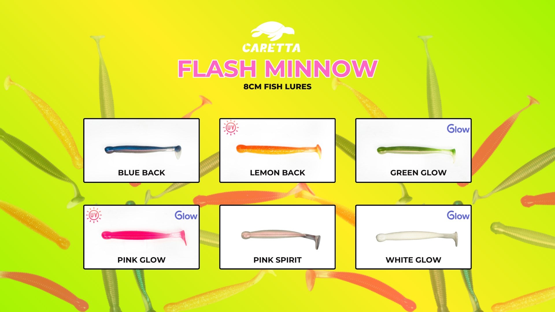CARETTA FLASH MİNNOW 8 CM SİLİKON YEM
