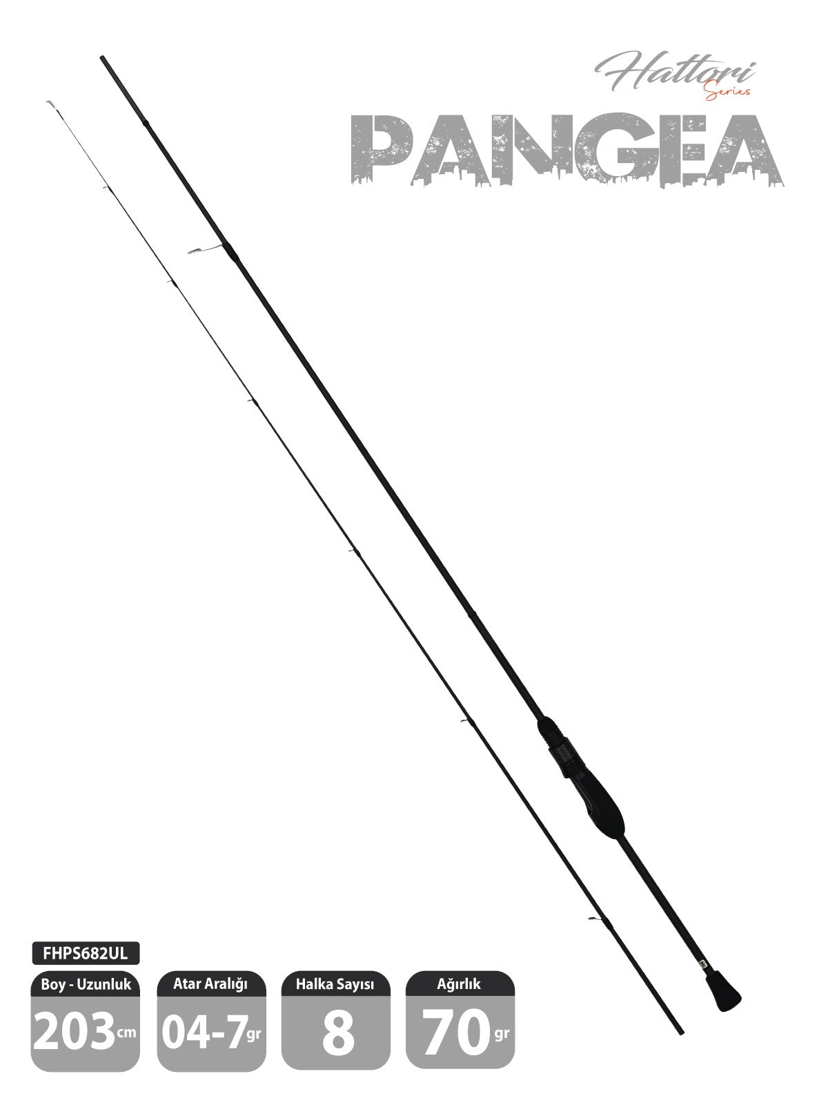 FUJİN HATTORİ PANGEA 203CM 04-7GR LRF KAMIŞI 682UL