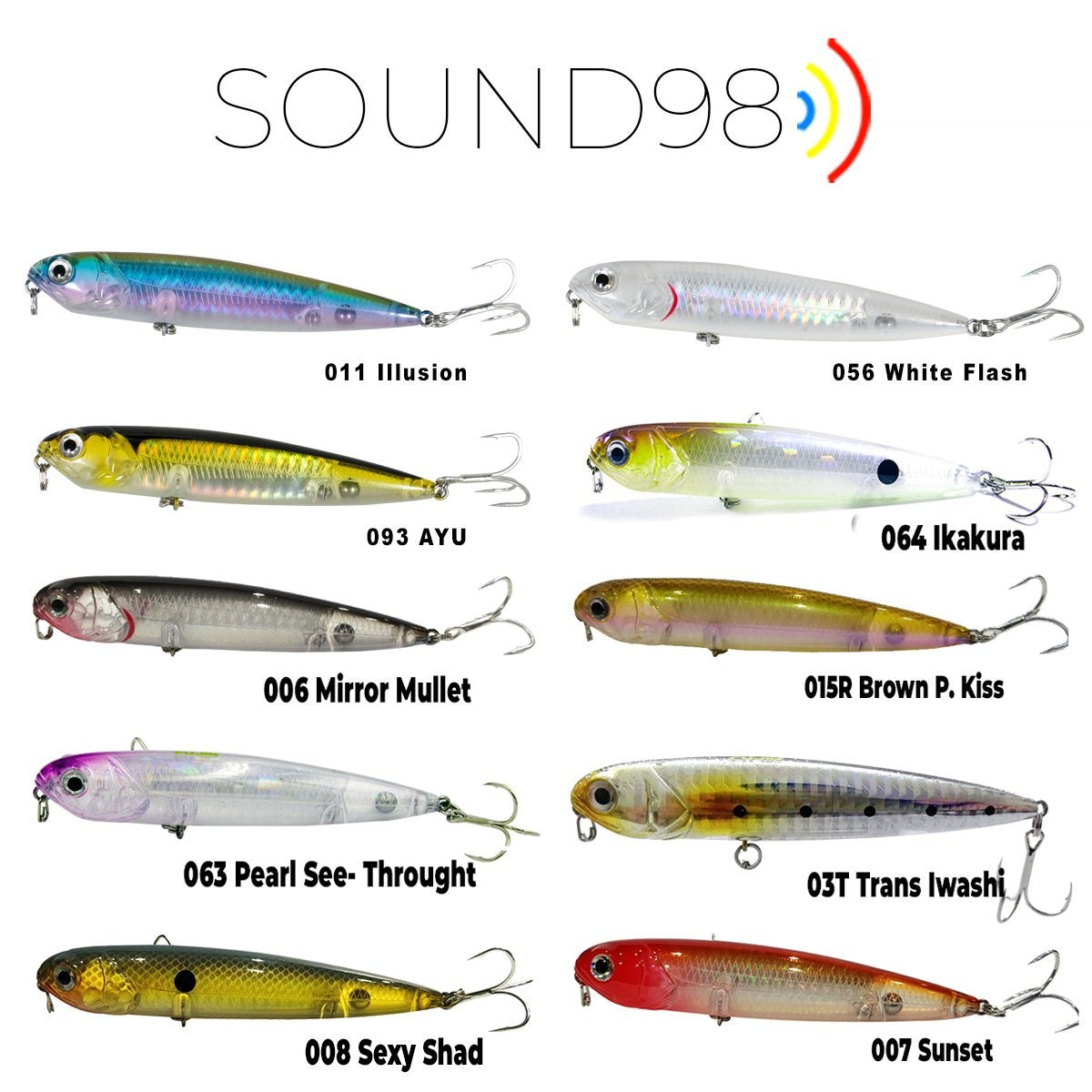 FUJIN SOUND98 9,8CM 10,6GR SU ÜSTÜ MAKET BALIK
