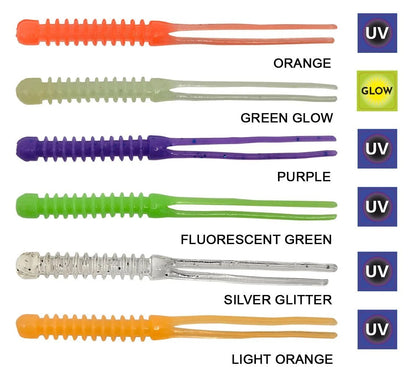 KENDO KİLLER WORM LRF SİLİKONU 5,5CM 12 ADET