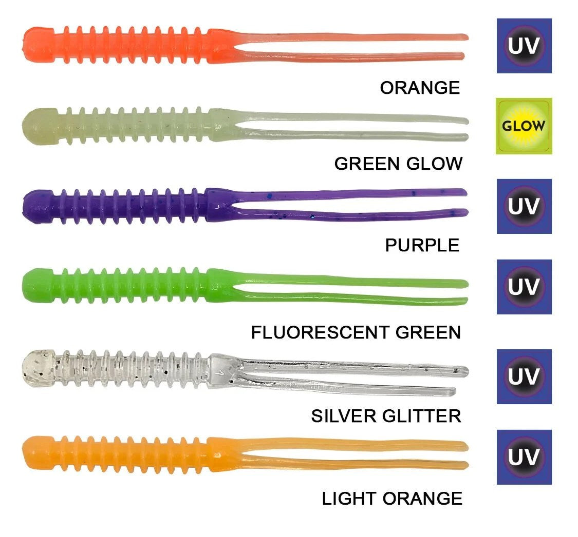 KENDO KİLLER WORM LRF SİLİKONU 5,5CM 12 ADET