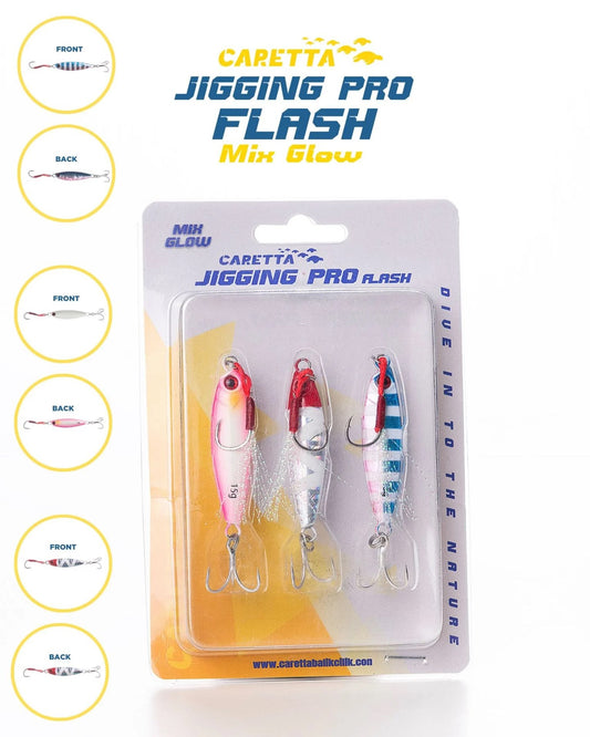 CARETTA JİGGİNG PRO FLASH JİG YEM MİX GLOW - 7 G
