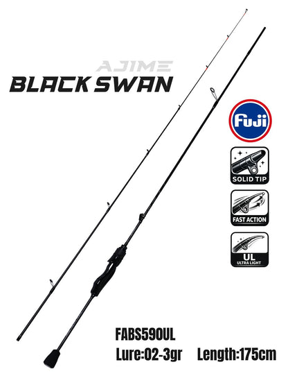 FUJİN AJİME BLACK SWAN 175CM 02-3GR AJİ LRF KAMIŞI