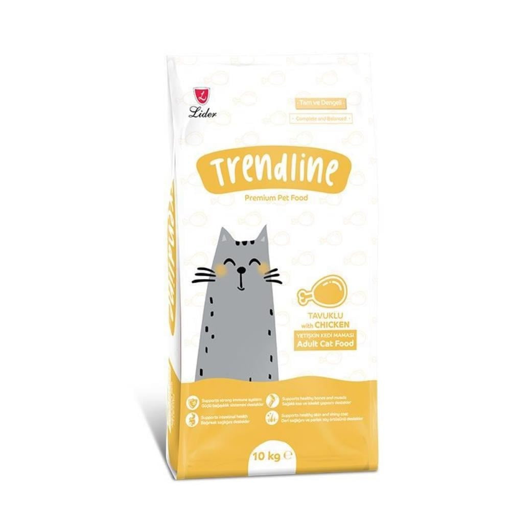TRENDLİNE TAVUKLU YETİŞKİN KEDİ MAMASI 15 KG