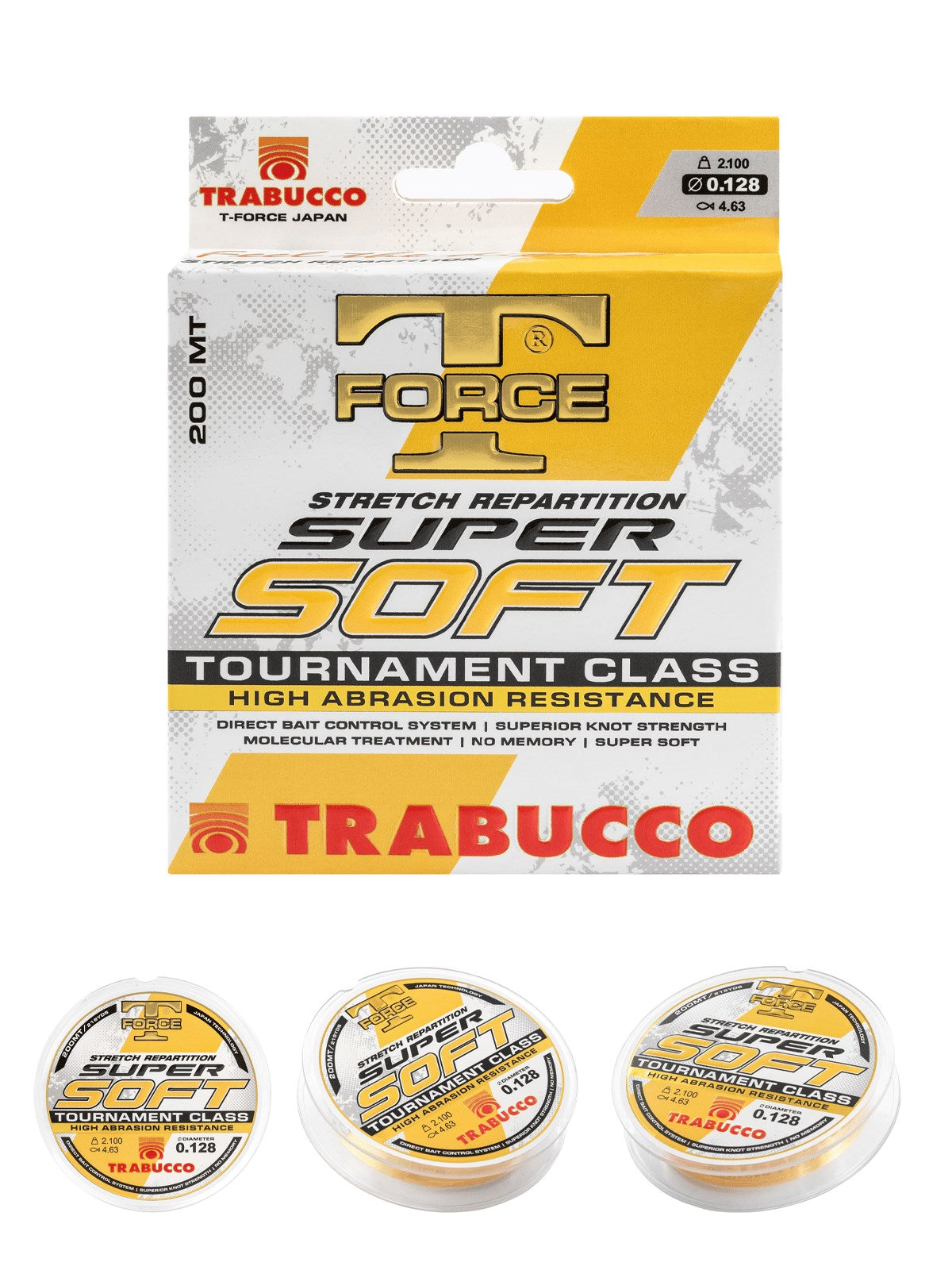 TRABUCCO T-FORCE SÜPER SOFT 200MT SURF MİSİNASI