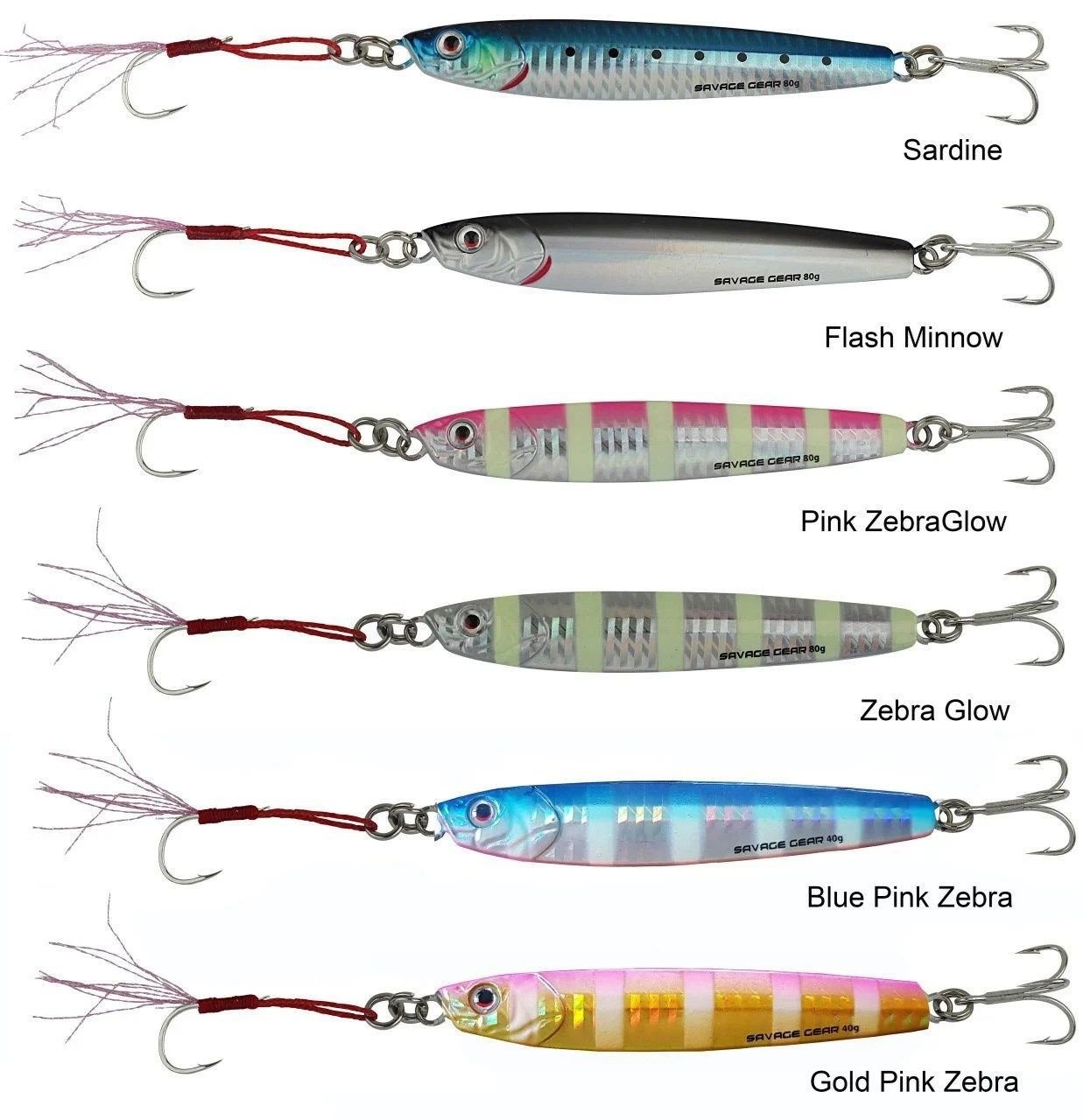 SAVAGE SALT E-SG 3D SLIM MINNOW JIG 100G 12.5CM FLASH MINNOW 58922