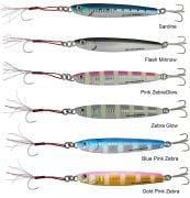 SAVAGE SALT E-SG 3D SLIM MINNOW JIG 100G 12.5CM FLASH MINNOW 58922