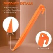 EVOLİTE ARANCİO ABS ÇADIR KAZIĞI -23CM 6 ADET