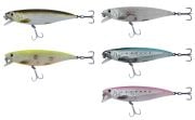 SAVAGE SALT E-SG 3D TWITCH MINNOW 8 CM 8.5 G SS 03 WHITE FLASH 58041 TWITCH&ROLL SUSPENDING