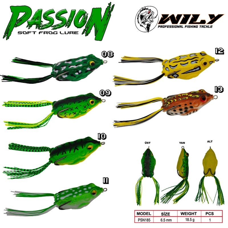 WILY PASSION FROG 6,5CM 18,5CGR