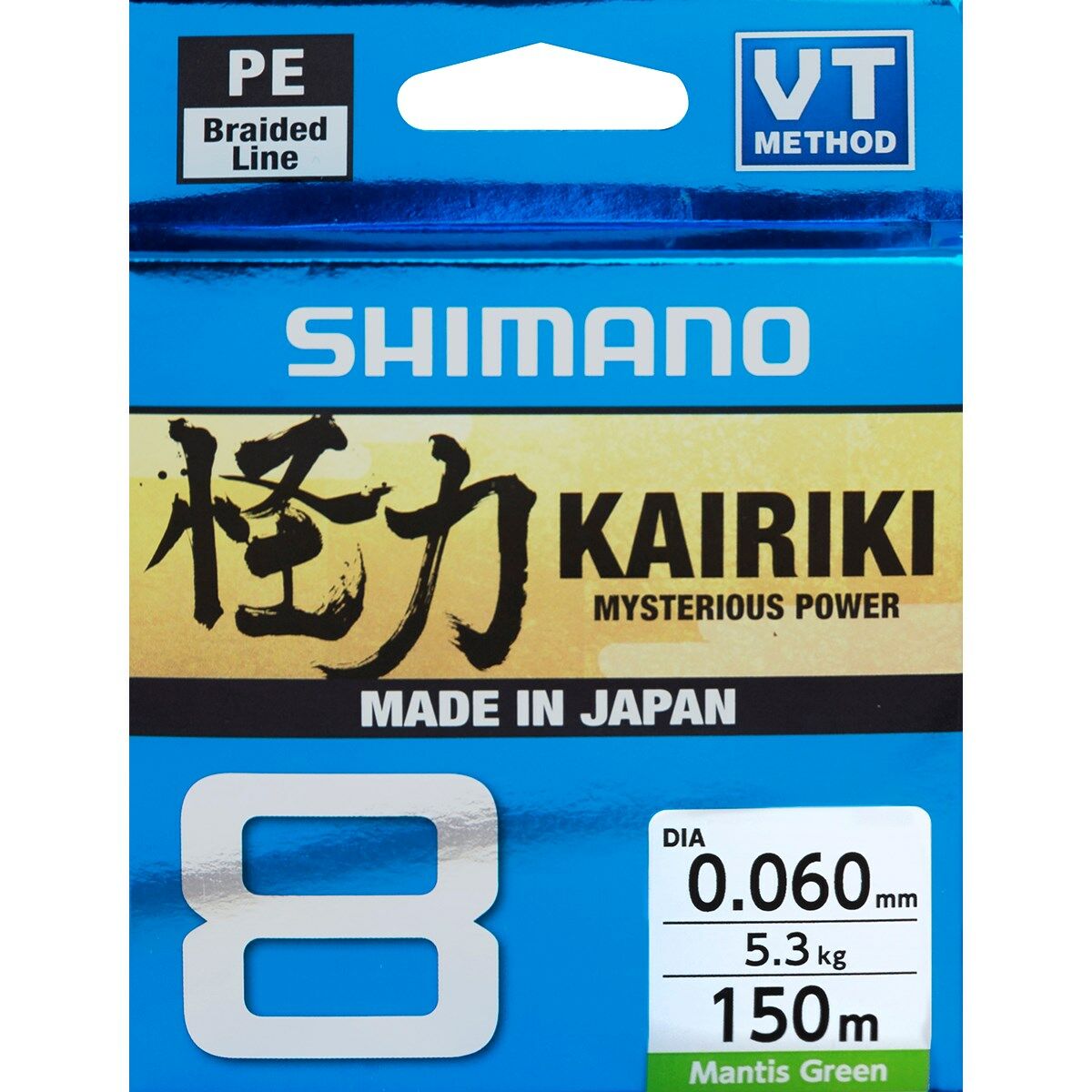 SHİMANO KAİRİKİ 8 150M MANTİS GREEN 0.060MM/5.3KG