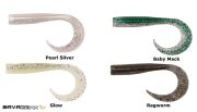 SAVAGE GEAR SANDEEL CURLTAIL 10CM 4  5G 1/5 OZ GLOW SG LB SANDEEL CURLTAIL 10CM GLOW 5 PCS 48650