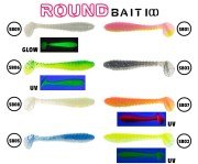 FUJİN ROUND BAİT 100MM SİLİKON BALIK (PAKET İÇİNDE 3 ADET)