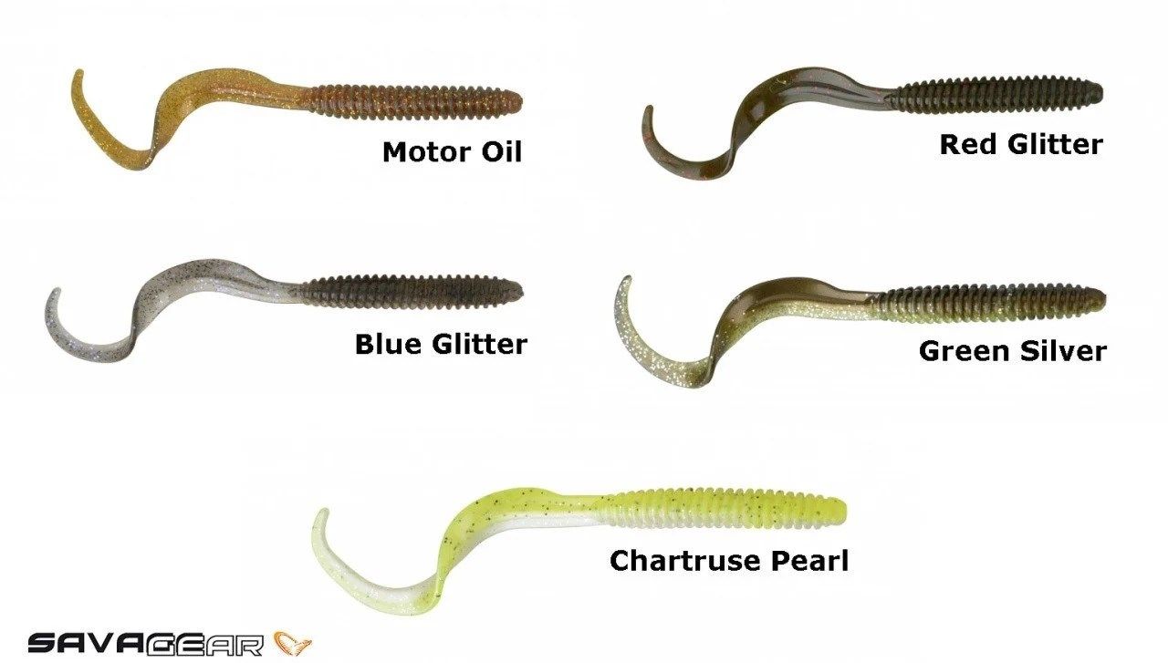 SAVAGE GEAR SG RIB WORM 11CM 4.5  6G 1/5OZ RED GLITTER 55149 8PCS ÜST KATTA STOK KONTROLU